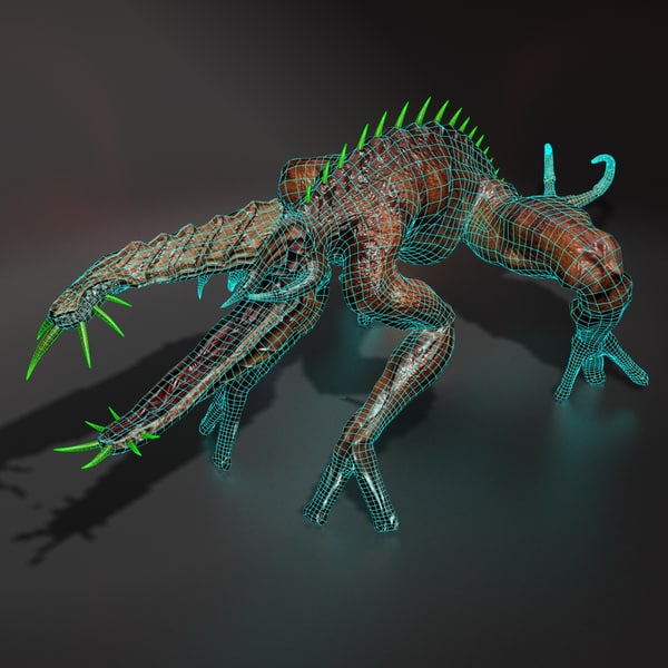 freak swamp hunter stalker 3d max - Swamp Hunter/Stalker (Unrigged)... by The Freak Factory